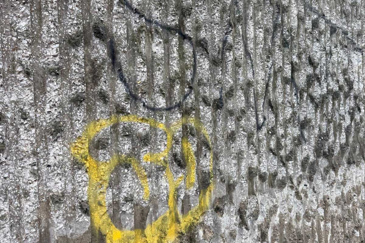 graffiti scrawl in Sheffield